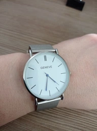 Жіночий годинник Geneva Steel Silver фото от покупателей 4
