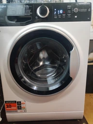 Стиральная машина Whirlpool фронтальная, 6кг, 1200, A+++, 43см, дисплей, инвертор, люк черный, белый (WRBSB6228BUA) фото от покупателей 2