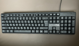 Клавіатура дротова OfficePro SK166 USB Black фото від покупців 5
