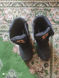 Берці тактичні. Чоловічі бойові черевики з водостійкою мебраною Мaxsteel Waterproof Black40 (258мм) чорні фото від покупців 4