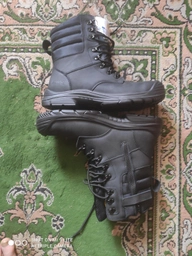 Берці тактичні. Чоловічі бойові черевики з водостійкою мебраною Мaxsteel Waterproof Black 47 (311мм) чорні