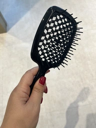 Расческа для волос Super Hair Brush Желтая с зеленым фото от покупателей 19