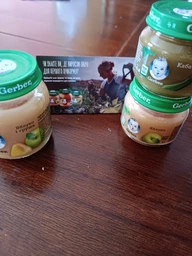 Дитяче пюре Gerber Яблуко з 6 місяців 80 г (7613033514036) фото від покупців 16