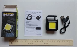Світлодіодний акумуляторний LED ліхтарик брелок UKC 2230 з карабіном на 3 режими