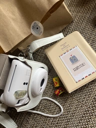 Комплект Аксесуарів Instax MINI 11/12 чохол + альбом для Камери Моментальної Друк Fujifilm Instax Mini 12 / Instax Mini 11: чохол, фотоальбом Lilac Purple фото від покупців 6