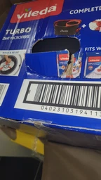 Набор для уборки Vileda TURBO 2in1 Microfibre Швабра + ведро с отжимом (163422)
