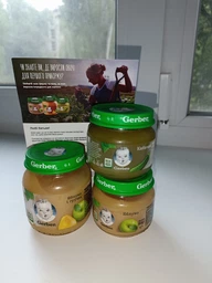 Упаковка фруктового пюре Gerber Яблуко та груша з 6 місяців 130 г х 6 шт (7613287166920) фото від покупців 11