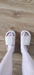 Шлепанцы Shoozy колос 40-41 25 см Бежевые фото от покупателей 1