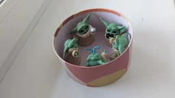 Набор Игровых Фигурок Малыш Йода Sanix Star Wars из сериала Звездные войны: Мандалорец Baby Yoda 5 шт (ASW1100198) фото от покупателей 2