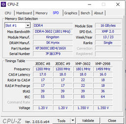 Оперативная память Kingston Fury DDR4-3600 32768MB PC4-28800 (Kit of 2x16384) Beast Black (KF436C18BBK2/32) фото от покупателей 5