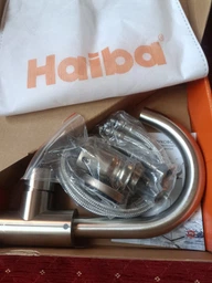 Смеситель для умывальника Haiba из нержавеющей стали SUS 001-С HB3892 фото от покупателей 1