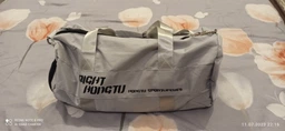 Спортивная / дорожная сумка мужская и женская тканевая с отделом для обуви Right модель 160-1 (Серая) фото от покупателей 9