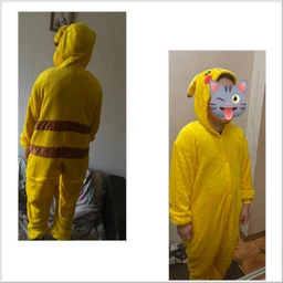 Кигуруми для девочки пижама детская и подростковая Kigurumi Пикачу Покемон Желтый 145-155 см. (2010) фото от покупателей 10