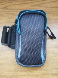 Спортивный Чехол для смартфона на руку Becover BC0011 для 6.5" универсальный Black-Blue (BC_705343) фото от покупателей 6