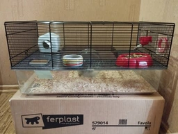 Клітка Ferplast Cage Favola Black для хом'яків, 60 x 36,5 x 30 см фото від покупців 1