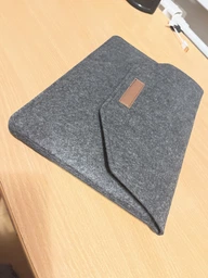 Повстяний чохол-конверт для MacBook Air і Pro 13`3 чохол з повсті на Макбук Эйр і Про сірий фото від покупців 1