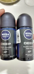 Упаковка антиперспирантов шариковых NIVEA MEN Deep Черный уголь Темное дерево 50 мл х 2 шт (4006067432427) фото от покупателей 3