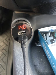Автомобільний зарядний пристрій Baseus Digital Display Dual USB 4.8A Car Charger 24W (CCBX-0G) Grey фото від покупців 1