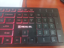 Клавиатура проводная Real-El Comfort 7070 Backlit USB (EL123100018) фото от покупателей 1