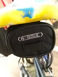 Велосипедна сумка B-SOUL під сидіння чорна фото от покупателей 1