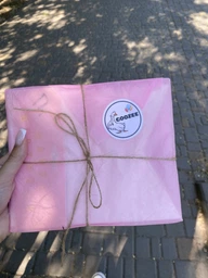 Паперові Прапорці Happy Birthday Рожеві фото від покупців 2