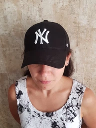 Бейсболка Art cap New York Yankees 55-59 см чёрная (0919-611) фото от покупателей 1