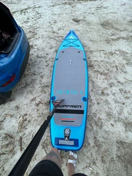 Двухслойная надувная туринговая SUP доска сапборд SurfRen 335i 11.0" фото от покупателей 2