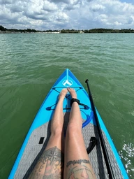 Двухслойная надувная туринговая SUP доска сапборд SurfRen 335i 11.0" фото от покупателей 1