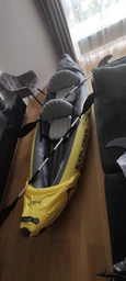 Надувний каяк Intex "Explorer K2" жовтий, з веслами 68307 NP