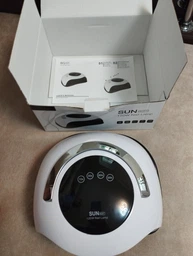 Лампа SUN BQ-5T 120W WHITE LED/UV для полімеризації фото від покупців 2