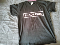 Футболка Fruit of the Loom Лого Black Pink K-POP Черная 140 см (1197121)