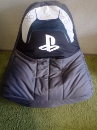 Безкаркасне Сіре крісло мішок диван Sony Playstation фото від покупців 2