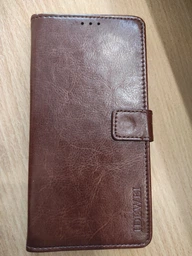 Чехол Idewei для Xiaomi Redmi Note 9 Pro книжка кожа PU с визитницей красный
