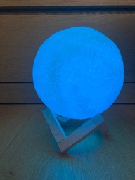 Ночник лампа Луна 3D - Настольный светильник луна Ночник детский Magic 3D Moon Lamp фото от покупателей 6