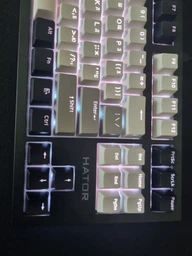 Набор кейкапов Hator First Ukrainian PBT keycaps UKR/ENG/rU White (HTS-136) фото от покупателей 2