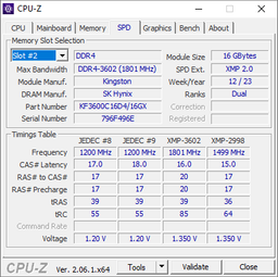 Оперативная память Kingston Fury DDR4-3600 32768MB PC4-28800 (Kit of 2x16384) Renegade Black (KF436C16RB1K2/32) фото от покупателей 8