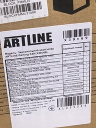 Компьютер ARTLINE Gaming X39v69 фото от покупателей 1