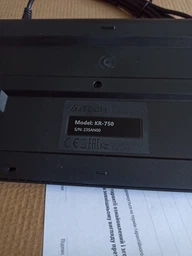Клавиатура проводная A4Tech KR-750 USB (4711421805827) фото от покупателей 3