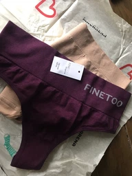 Жіночі трусики стрінги Зручні (1631-48-50) Пудровий FINETOO 48-50 (XL-2XL) 1 шт