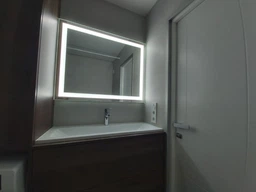 Зеркало с LED подсветкой SR-004 (1000х800мм) фото от покупателей 6