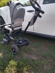 Дитячий триколісний велосипед KinderKraft Spinstep Platinum Grey (RSPST00GRY0000)