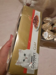 Влажный корм для кошек Gourmet Gold, нежные биточки с говядиной и томатами, 12 шт. по 85 г фото от покупателей 9