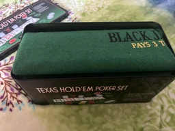 Игровой набор Покер на 200 фишек с номиналом в металлической коробке Poker Set фото от покупателей 2