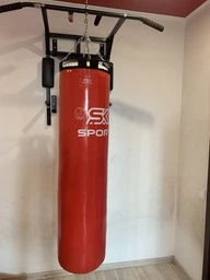 Боксерский мешок Sportko Элит с кольцом арт. МП-0+цепи синий фото от покупателей 14