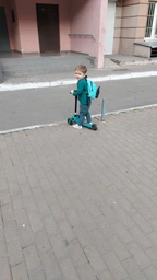 Самокат BabyHit Crosser Жовтогарячий (71 643) фото від покупців 4