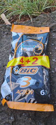 Набір бритв без змінних катриджів BIC Action 3 4 шт (3086123356566) фото від покупців 1