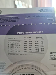 Струни для акустичної гітари D'Addario EJ26 Phosphor Bronze Custom Light Acoustic Guitar Strings 11/52 фото від покупців 5