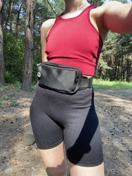 Сумка для бігу Спортивна сумка на пояс з 2 кишенями 22х10 см RunningBag фото від покупців 2