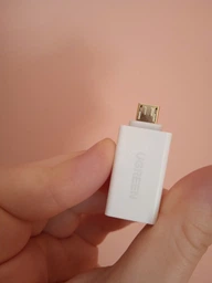 Адаптер Ugreen US195 microUSB to USB 2.0 OTG Adapter White (30529)
