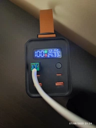 Батарея універсальна Atria 60000mAh, 100W, PD2.0, QC (WPD-101) фото від покупців 3